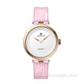 Elegante Lady Quartz Uhr mit Lederband